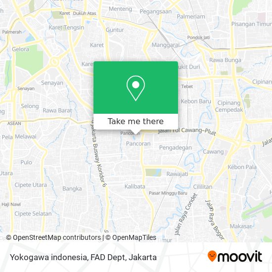 Yokogawa indonesia, FAD Dept map