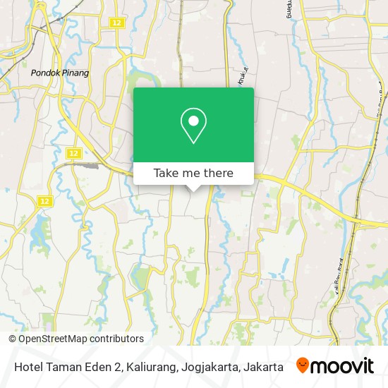 Hotel Taman Eden 2, Kaliurang, Jogjakarta map