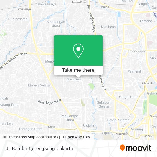 Jl. Bambu 1,srengseng map