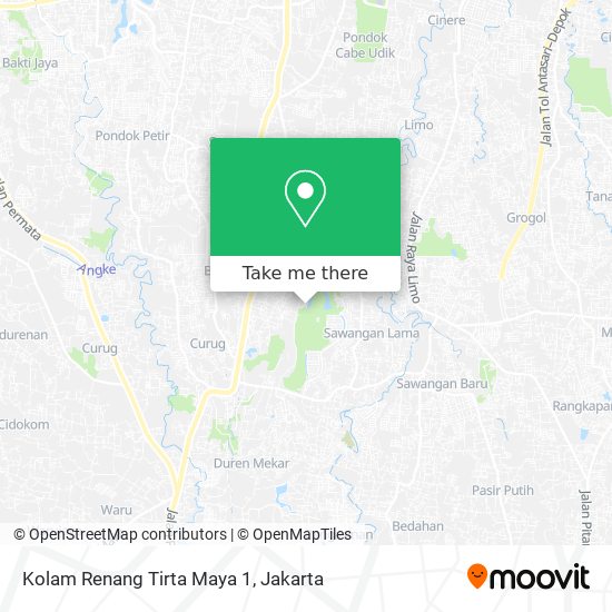 Kolam Renang Tirta Maya 1 map