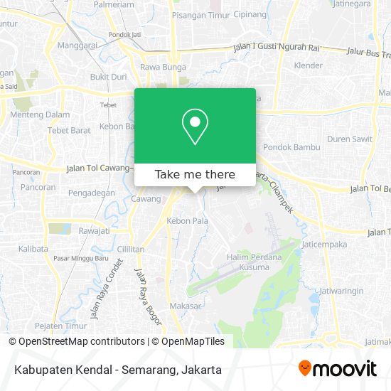 Kabupaten Kendal - Semarang map