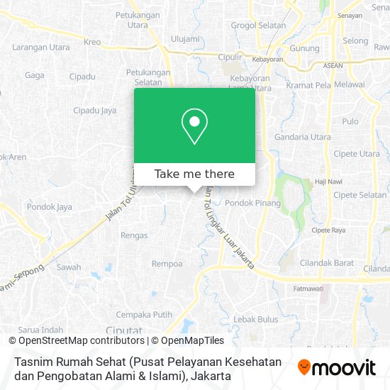 Tasnim Rumah Sehat (Pusat Pelayanan Kesehatan dan Pengobatan Alami & Islami) map