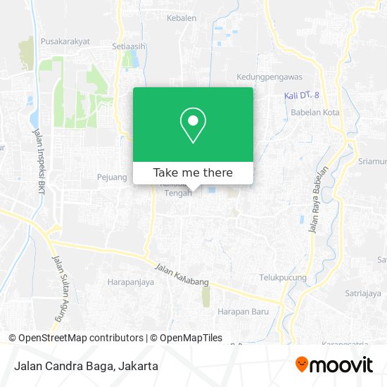 Jalan Candra Baga map