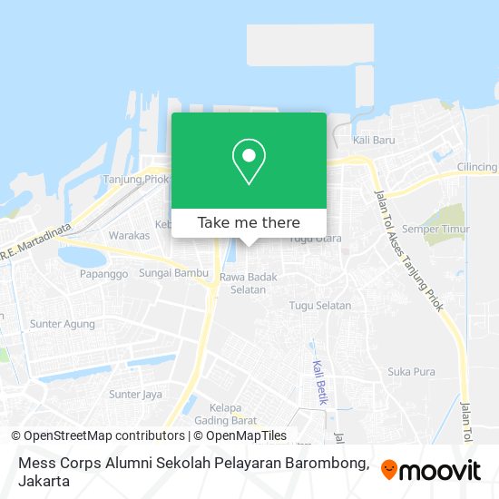 Mess Corps Alumni Sekolah Pelayaran Barombong map