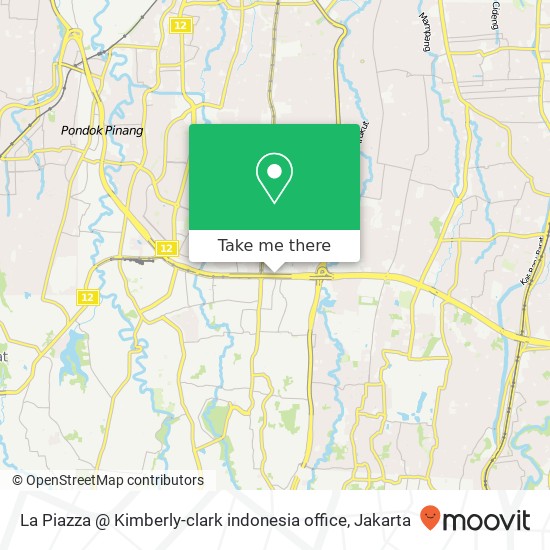 La Piazza @ Kimberly-clark indonesia office map
