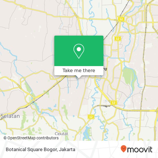 Botanical Square Bogor map