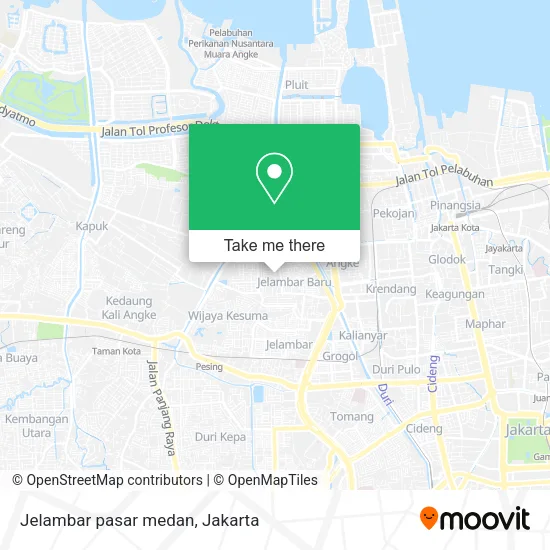 Jelambar pasar medan map