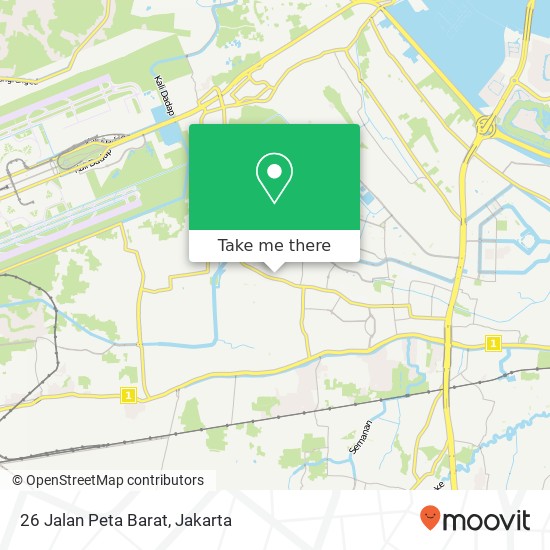 26 Jalan Peta Barat map