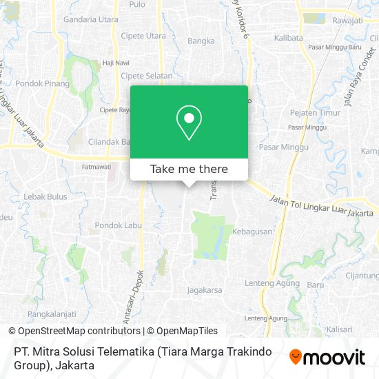 PT. Mitra Solusi Telematika (Tiara Marga Trakindo Group) map