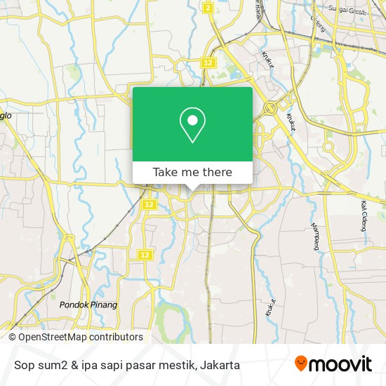 Sop sum2 & ipa sapi pasar mestik map