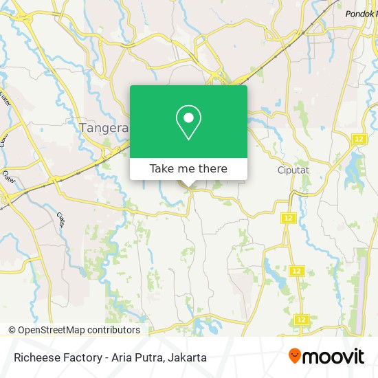 Richeese Factory - Aria Putra map