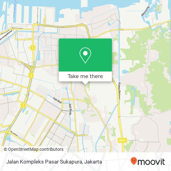 Jalan Kompleks Pasar Sukapura map