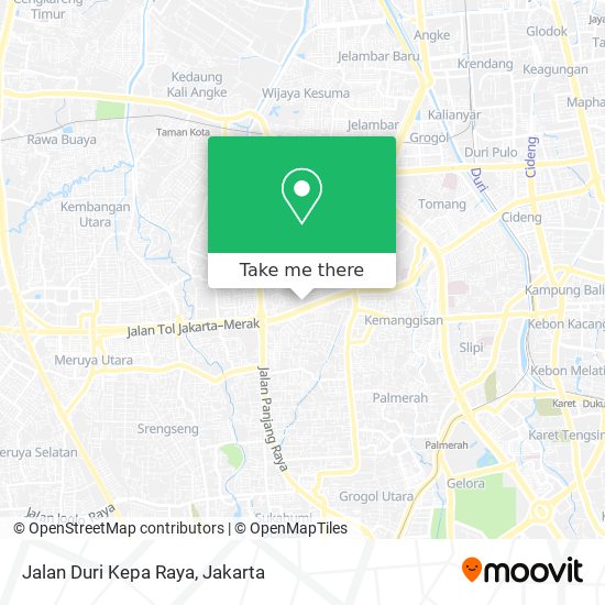 Jalan Duri Kepa Raya map