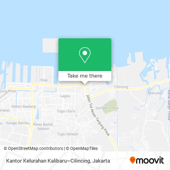 Kantor Kelurahan Kalibaru~Cilincing map