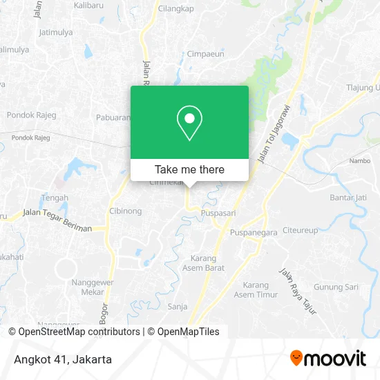 Angkot 41 map