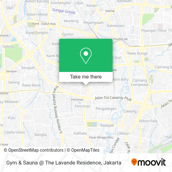 Gym & Sauna @ The Lavande Residence map