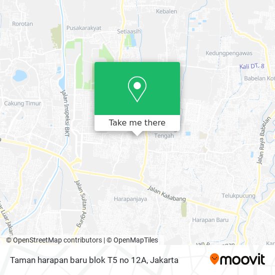 Taman harapan baru blok T5 no 12A map