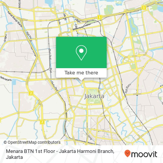 Menara BTN 1st Floor - Jakarta Harmoni Branch map