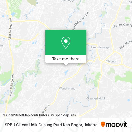 SPBU Cikeas Udik Gunung Putri Kab.Bogor map