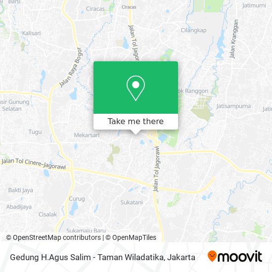 Gedung H.Agus Salim - Taman Wiladatika map