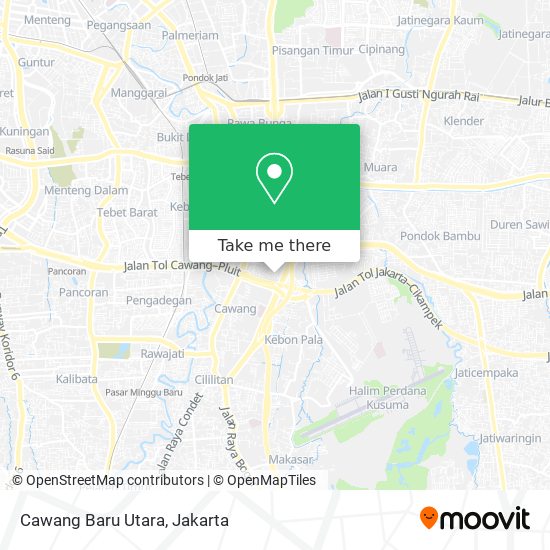 Cawang Baru Utara map