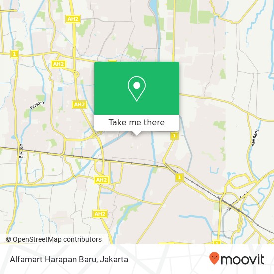 Alfamart Harapan Baru map