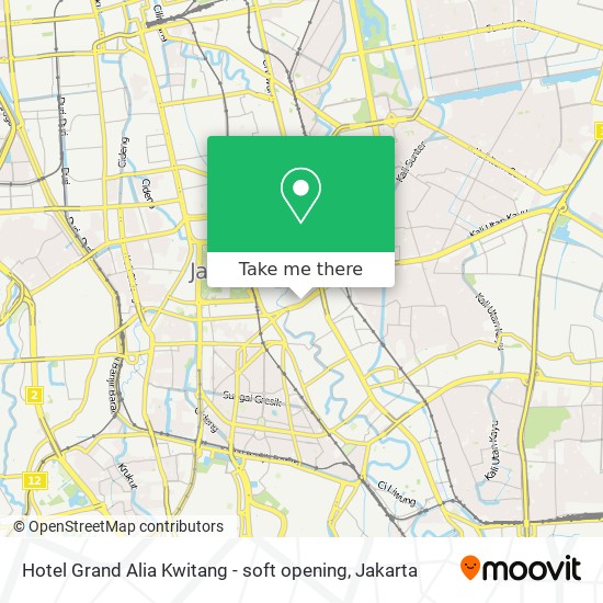 Hotel Grand Alia Kwitang - soft opening map