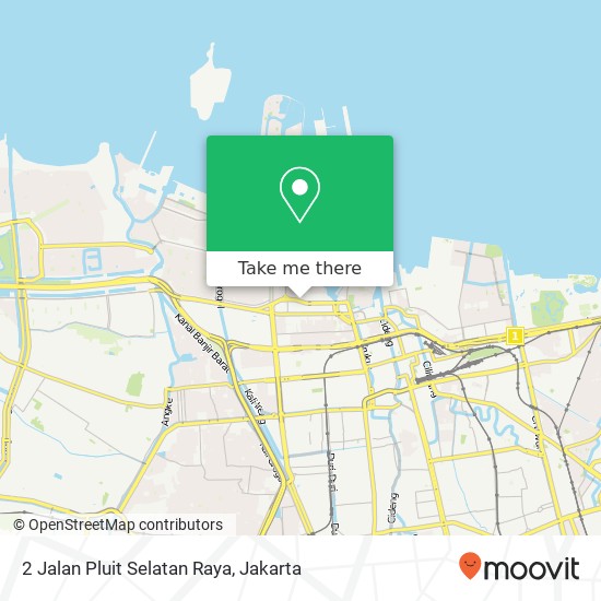 2 Jalan Pluit Selatan Raya map