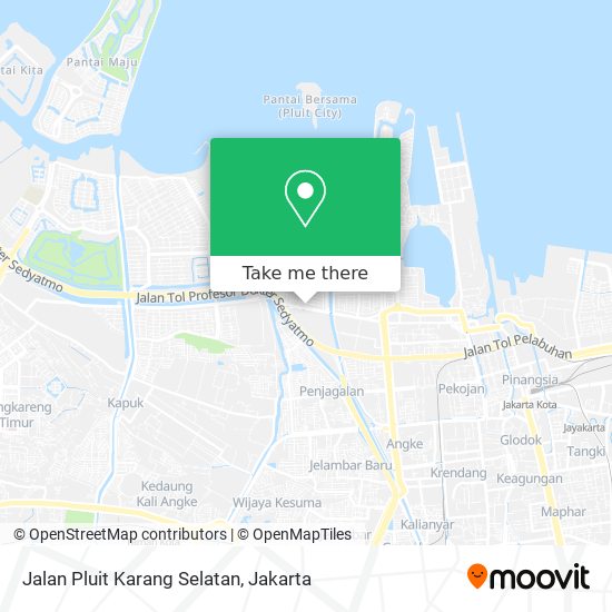 Jalan Pluit Karang Selatan map