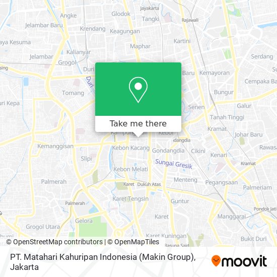 PT. Matahari Kahuripan Indonesia (Makin Group) map