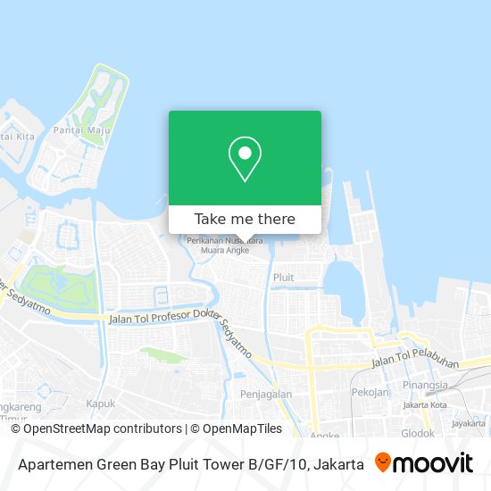 Apartemen Green Bay Pluit Tower B / GF / 10 map