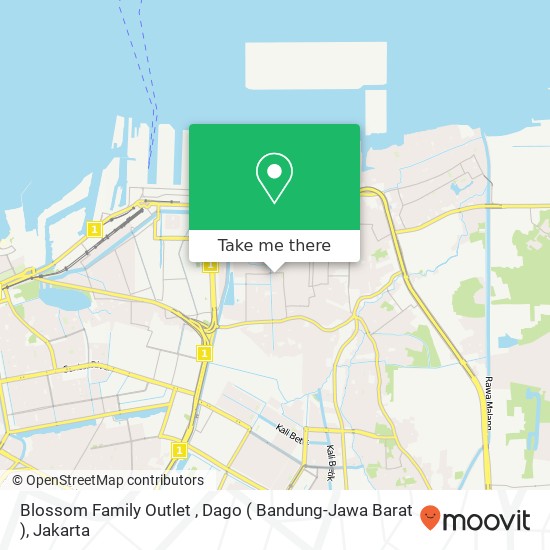 Blossom Family Outlet , Dago ( Bandung-Jawa Barat ) map