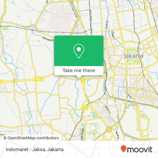 Indomaret - Jaksa map