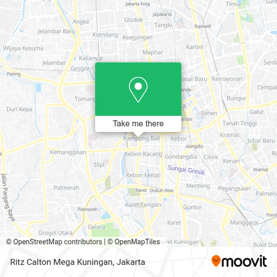 Ritz Calton Mega Kuningan map