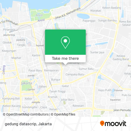 gedung datascrip map