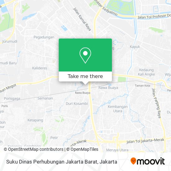 Suku Dinas Perhubungan Jakarta Barat map