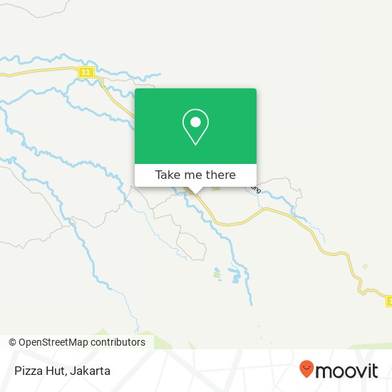 Pizza Hut map