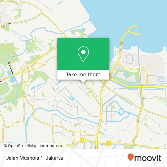 Jalan Mushola 1 map