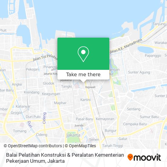 Balai Pelatihan Konstruksi & Peralatan Kementerian Pekerjaan Umum map