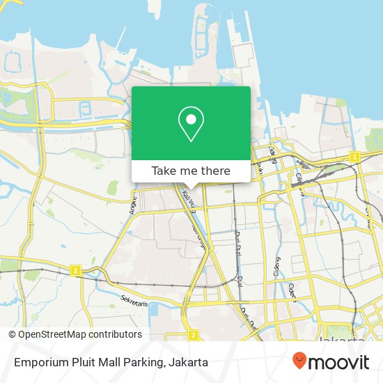 Emporium Pluit Mall Parking map