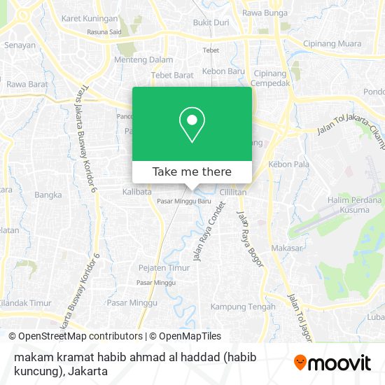 makam kramat habib ahmad al haddad (habib kuncung) map