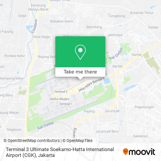 Terminal 3 Ultimate Soekarno-Hatta International Airport (CGK) map
