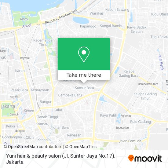 Yuni hair & beauty salon (Jl. Sunter Jaya No.17) map