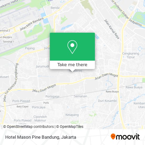 Hotel Mason Pine Bandung map