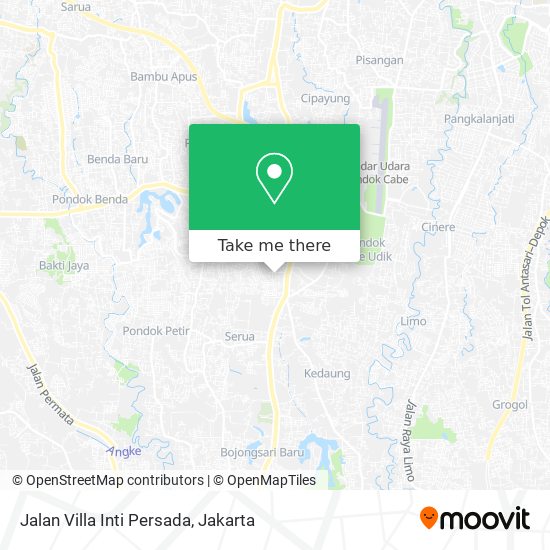 Jalan Villa Inti Persada map