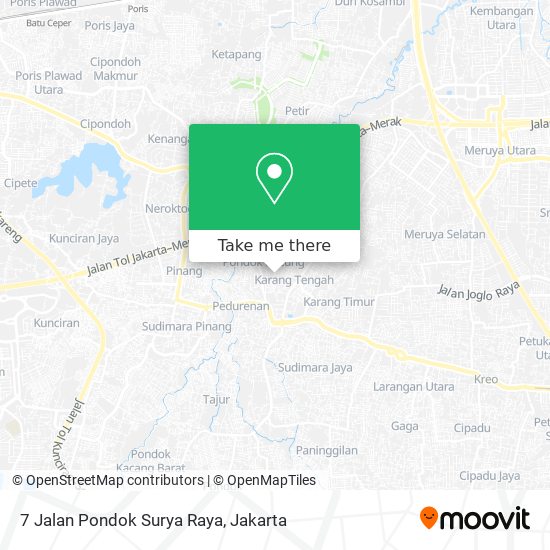 7 Jalan Pondok Surya Raya map