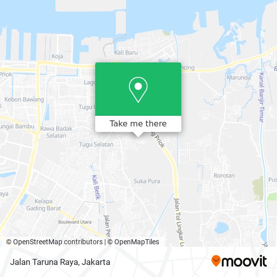 Jalan Taruna Raya map