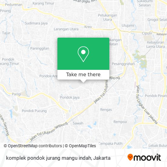 komplek pondok jurang mangu indah map