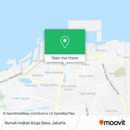 Rumah makan Boga Rasa map