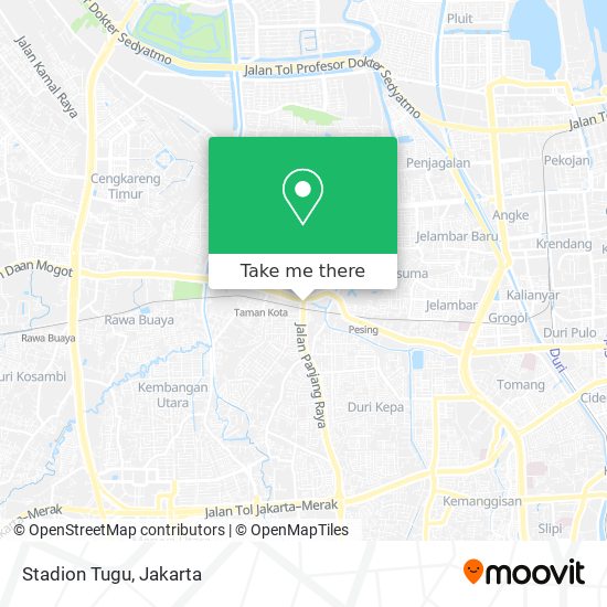 Stadion Tugu map